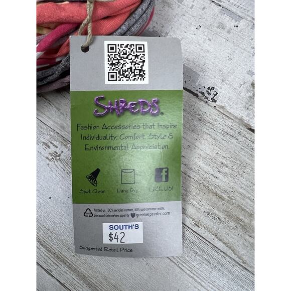 Dona Bela SHREDS Handmade Upcycled Fabric Necklace Multi Color Eco Fashion NWT - Picture 4 of 6